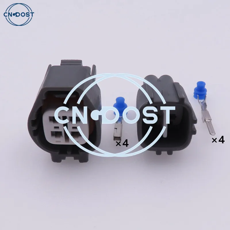 

1 Set 4 Pin Car AC Assembly For Toyota 1JZ-GTE 2JZ-GTE Oxygen Sensor Bulkhead Socket 6189-0629/90980-11028 6188-0517/90980-11027