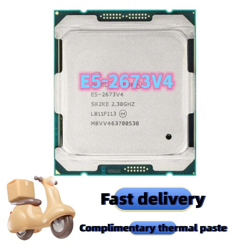 

Intel Xeon E5 2673 V4 Processor SR2KE 2.3Ghz 20 Core 135W LGA 2011-3 CPU 2673V4