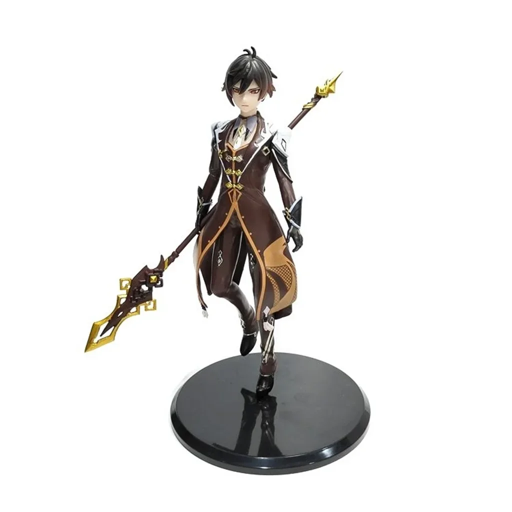 

HOT Genshin Impact Zhongli Figure Venti Yae Miko Anime Action Figurine Collection Car Desktop Decoration Model Doll Toy Gifts