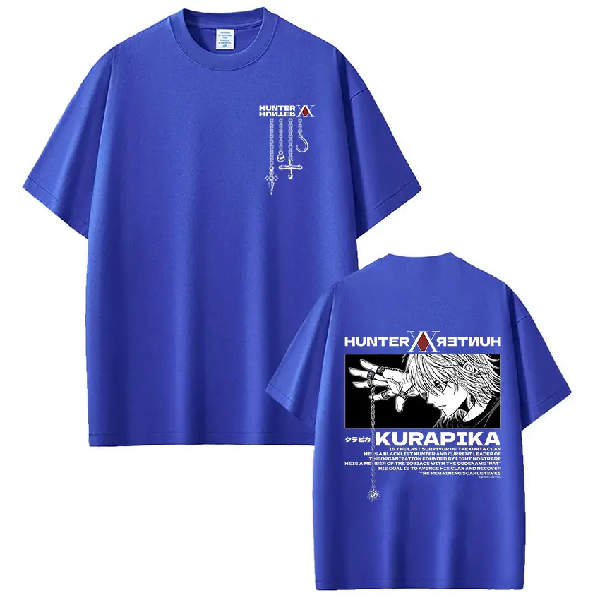 Japanese Anime Kurapika Graphic Oversized Streetwear T-Shirt