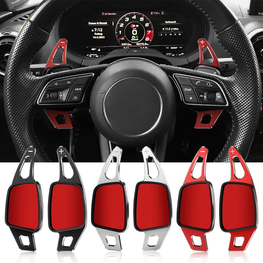 Volante dell'auto Shift Paddle Shifter per Audi A3 A4 A5 S3 S4 S5 SQ5 SQ7 Q2 Q3 Q5 Q7 TT TTS Accessori Auto