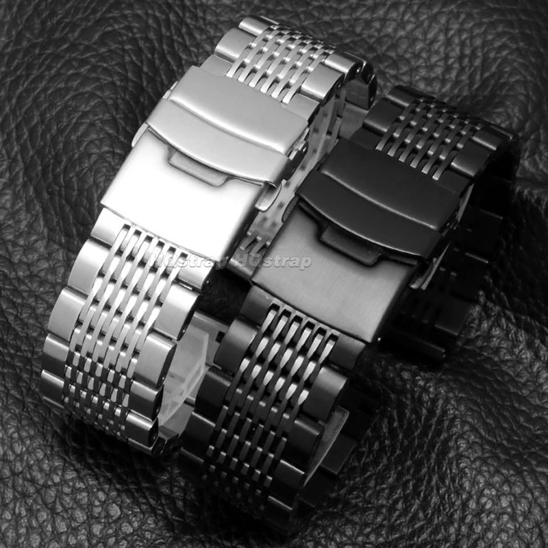 Premium Solid Stainless Steel Mesh Bracelet with Folding Buckle - Universal Fit Wristband