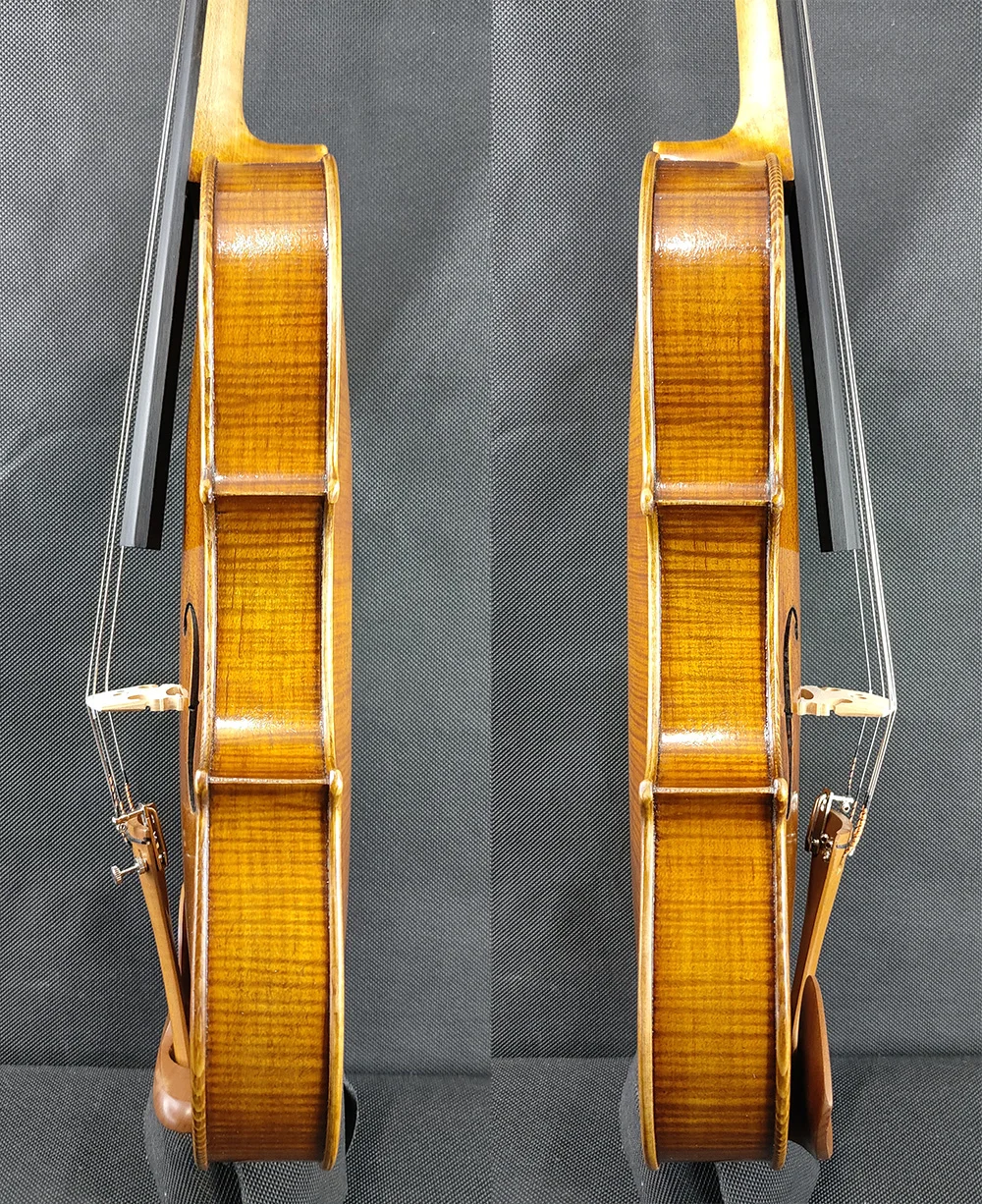 5 string Violin Viola 4/4 Size #3291 Professional Handmade Oil Antiqued Varnish 50 Years Old Spruce acoustic violin