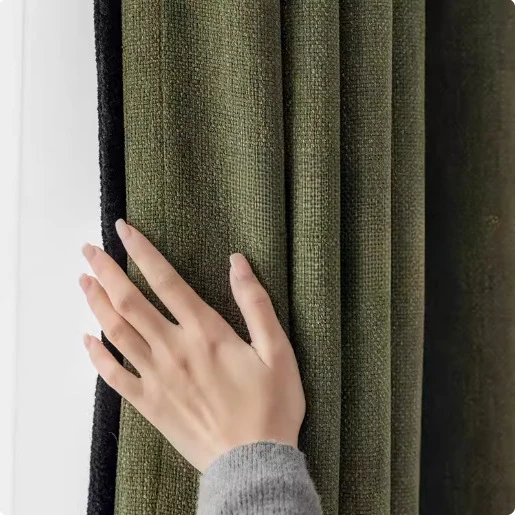 Chenier Linen Curtains Tulle for Bedroom Luxury Medieval Cream Living Room Silent Blackout European Customize High Shade Drapes 4