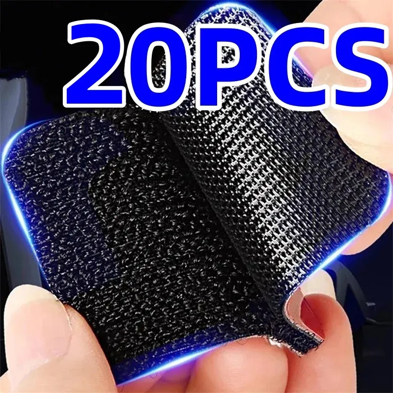 Double Sided Stickers 2/10/20pcs Self-Adhesive Car Floor Mats Fixed Patches Carpet Sheet Non-slip Grip Tapes High Viscosi