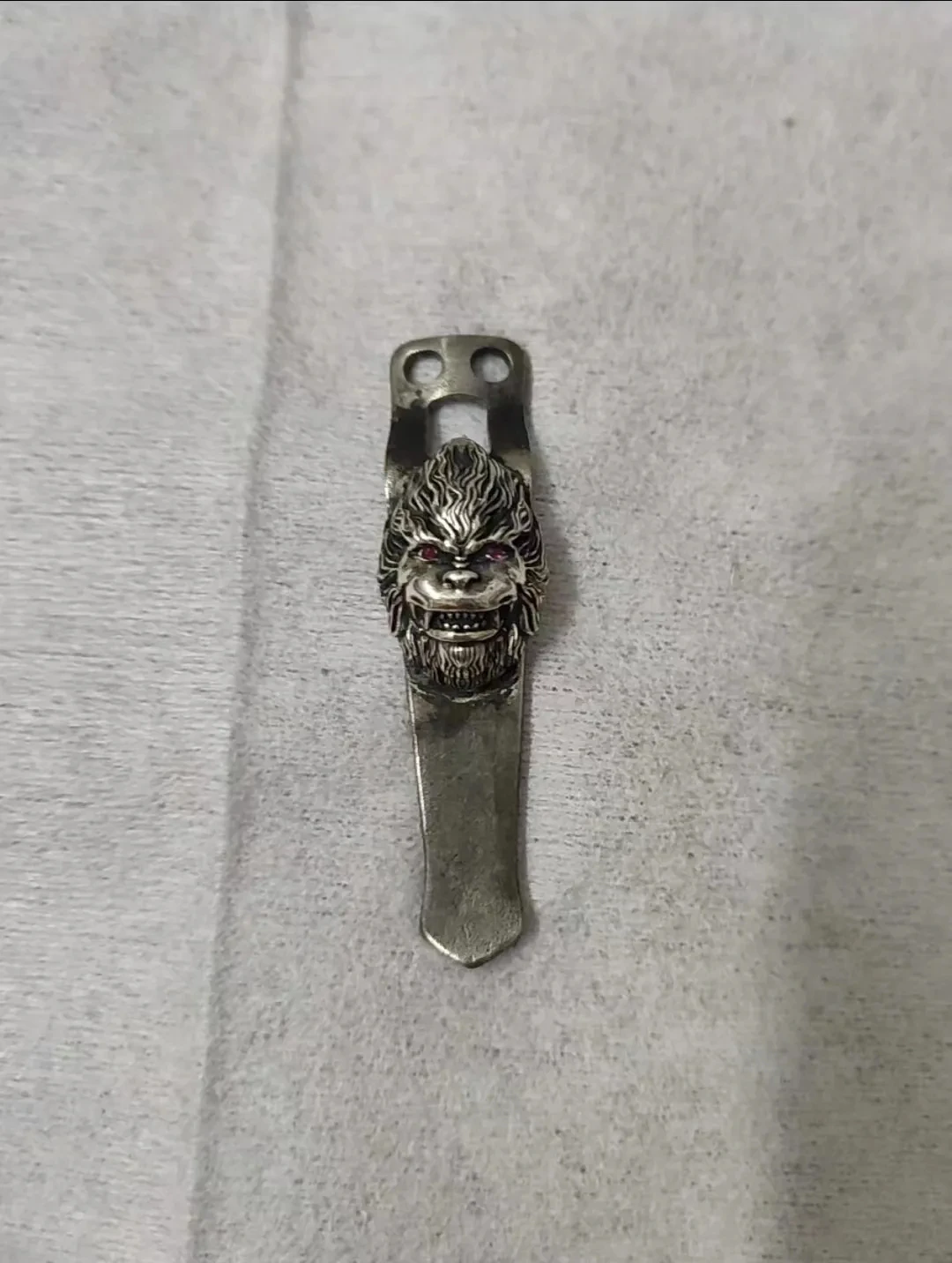 

1 шт. серебряный карманный зажим ручной работы для фонарика