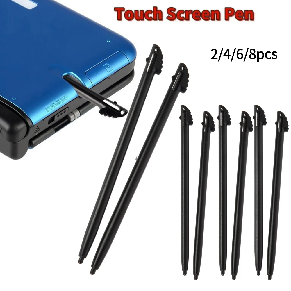 Stylus Pen Touch Pen 2X Black Plastic Touch Screen Pen 3DS N3DS XL LL Gaming Accessories Gaming Touching Pencil
