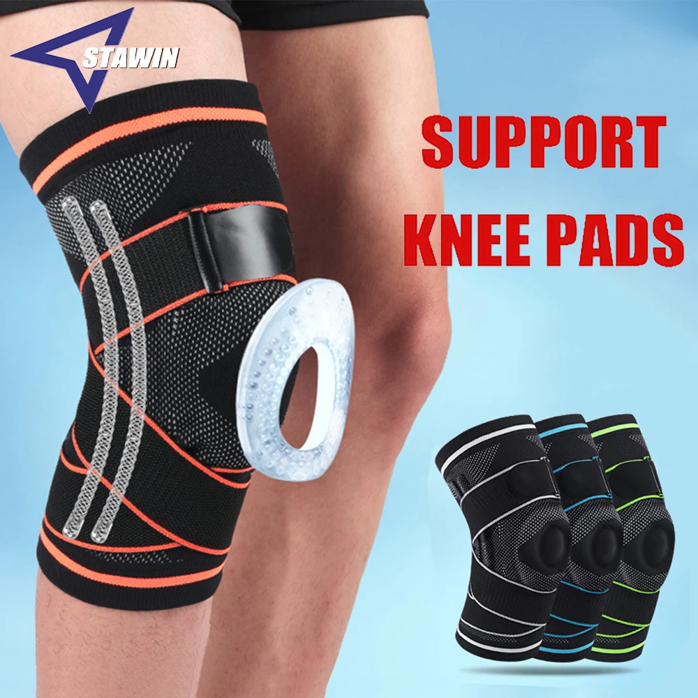 

1PC Knee Brace Support Compression Sleeve with Side Stabilizers& Patella Gel for Knee Pain Meniscus Tear ACL MCL Injury Recovery