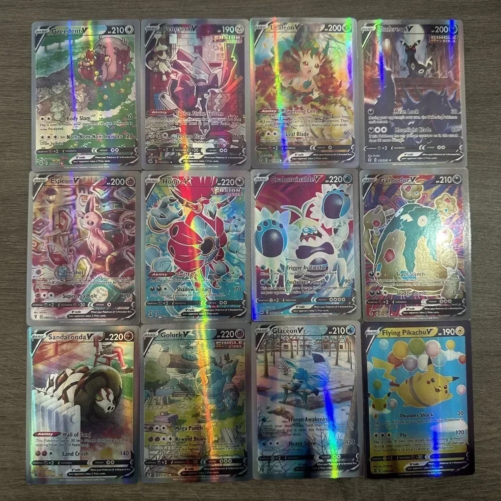 New 2024 English Language Version Pokemon Cards 100Pcs