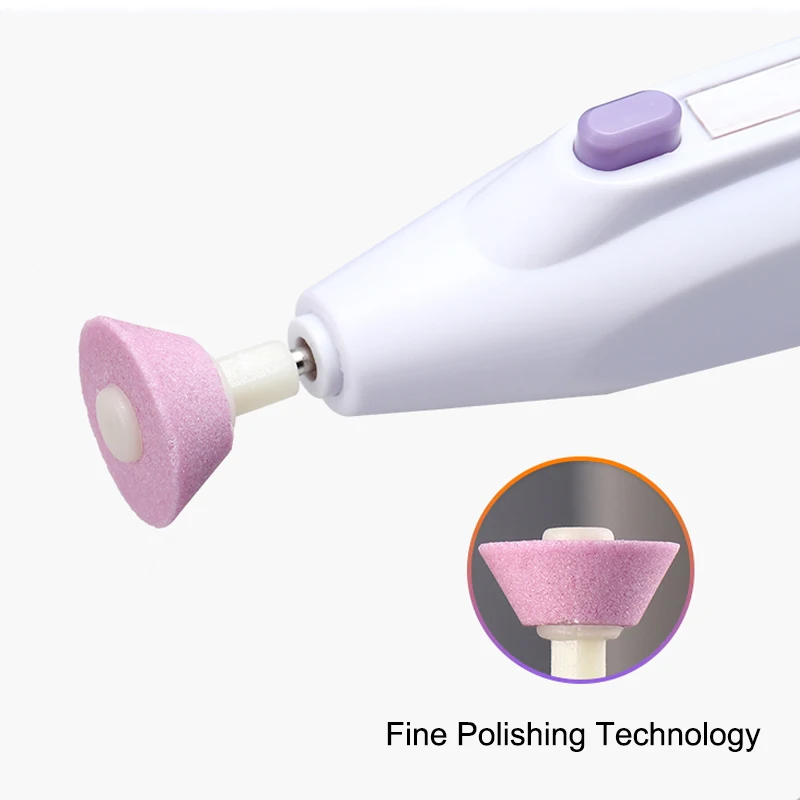 1 PC of Small portable battery type manicure electric polisher remover nail polisher manicure tool electric polisher