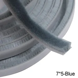 Windproof Self - Adhesive Weatherstrip Seal for Doors and Windows - 10M Dust Protection Strip (Blue)