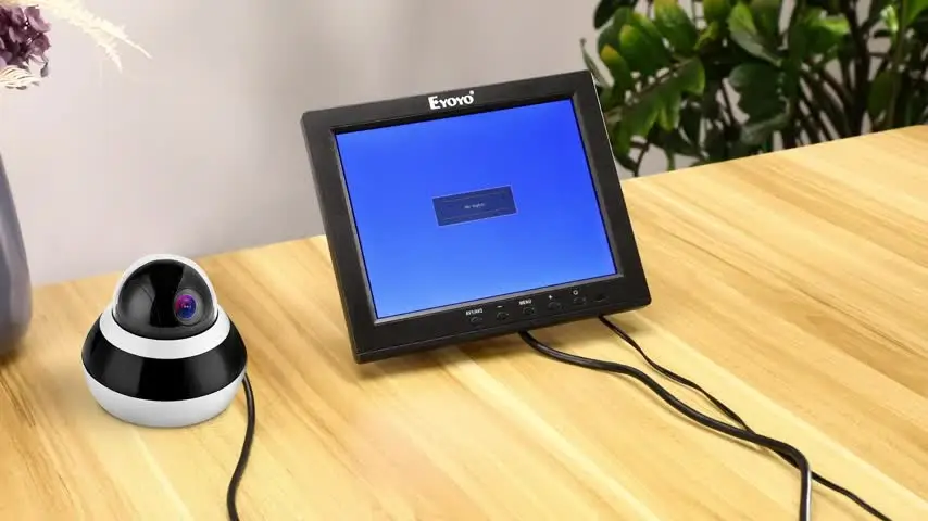 Eyoyo-10インチCCTVセキュリティモニター,4:3 ips,液晶画面,1024x768