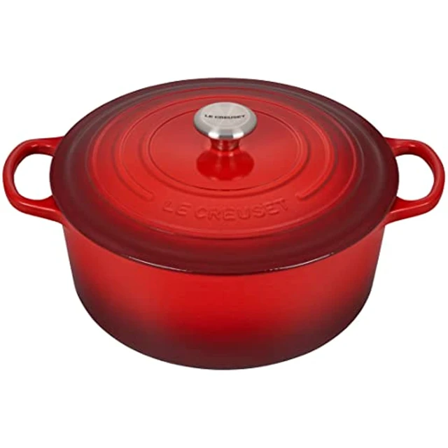 Enameled Cast Aluminum Dutch Oven With Lid 4.7L Nonstick Pan for Bread  Baking Casserole Dish Enamel Coating For All Heat Source - AliExpress
