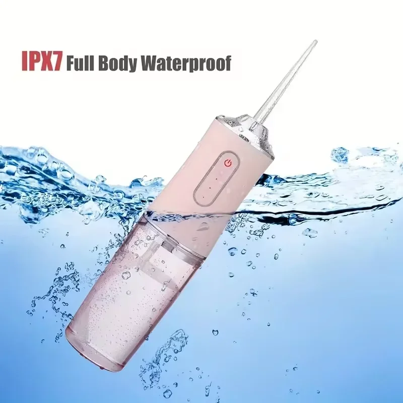 Oral Irrigator Portable Rechargeable Dental Water Flosser 3 models 4 nozzles Water Jet Teeth Flosser