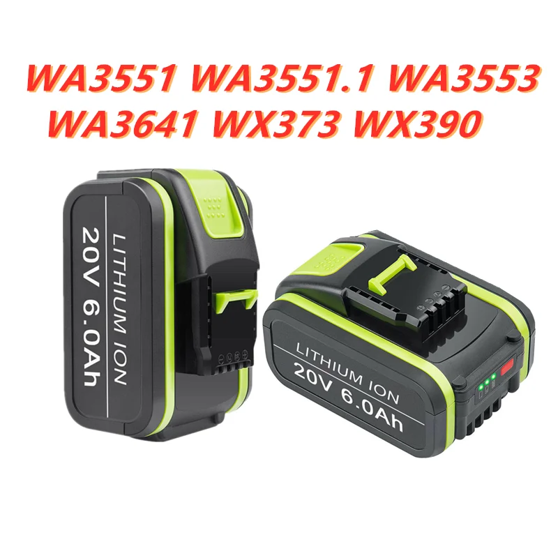 Batería recargable para Worx Max, batería de iones de litio de 20V, Wa3551,  Wa3553, Wa3551.1, Wa3641, Wx373, Wx390, Wx176, Wx178, Wx16 - AliExpress