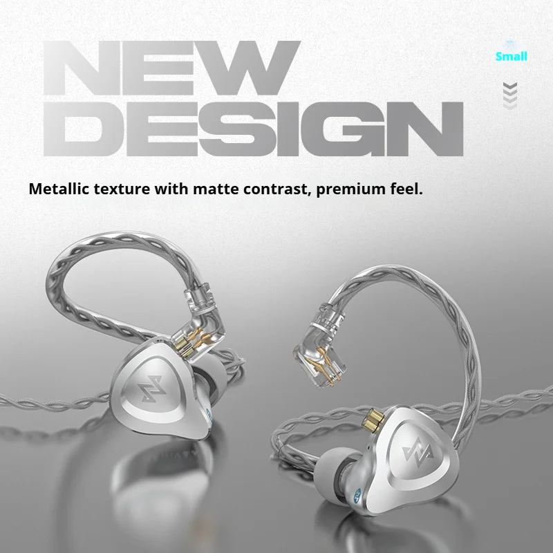 NFACOUS NM25 Wired Earbuds Full Metal In Ear Monittors HiFi High