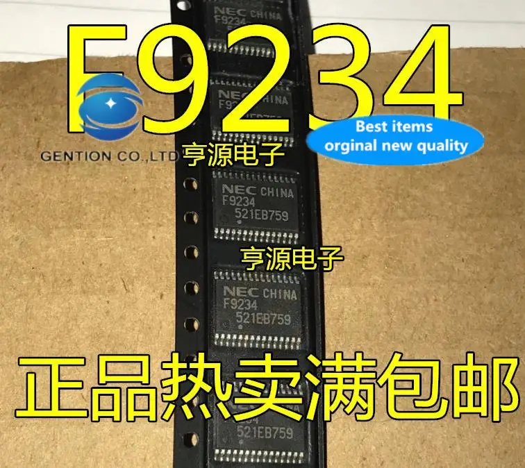

10 шт., 100% оригинальные новые модели F9234 F9234T F9234B UPD78F9234 SMD TSSOP30