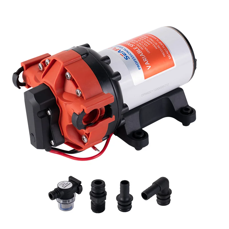 

12/24V RV diaphragm pump DC marine vehicle battery self priming pump Automatic yacht diaphragm pump