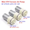 1PC 3.7V/ 6V/ 12V Mini 370 Motor Diaphragm Air Pump 1.8W Vacuum Negative Pressure Suction Pump for Breast Pump/ Beauty Equipment 2