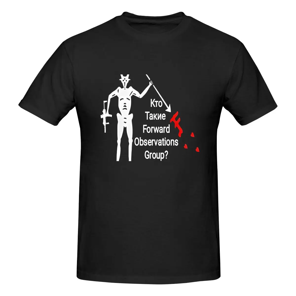 

Forward Observations Group Print T-Shirts Summer Streetwear Men Cotton Vintage Washed Dark T Shirts Unisex Casual Tees