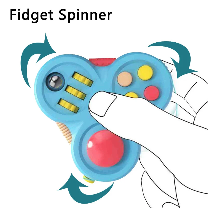 ABS Fidget Spinner Toy for Stress Relief and Anxiety