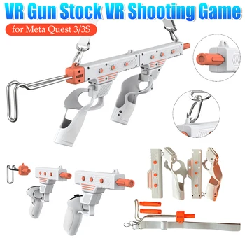 Accessori per giochi di tiro VR per Meta Quest 3/3S Controller VR Stock Adattatore per fucile staccabile ABS Immersione migliorata per Quest 3