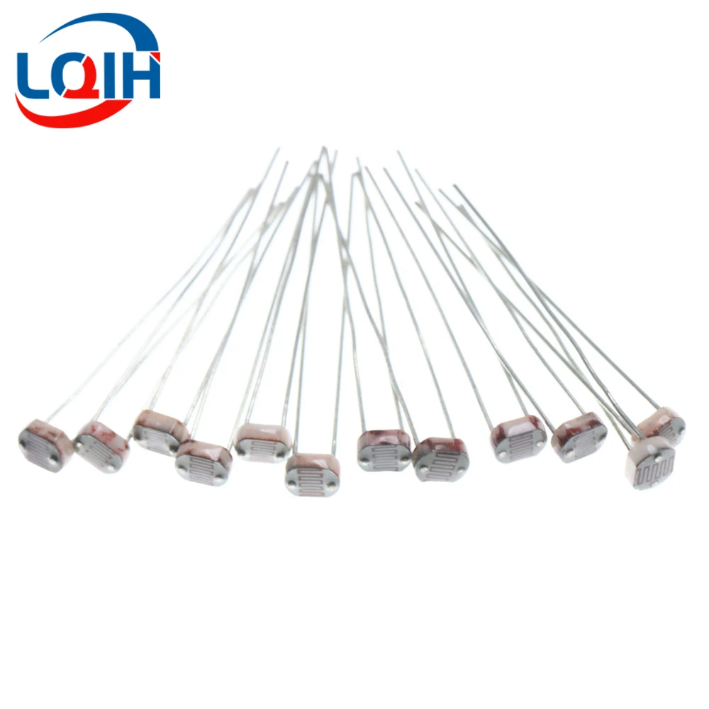 

20PCS 5MM Photosensitive Resistor Photoelectric Detection Switch Sensor T5506 T5516 T5528 T5537 T5539 T5549