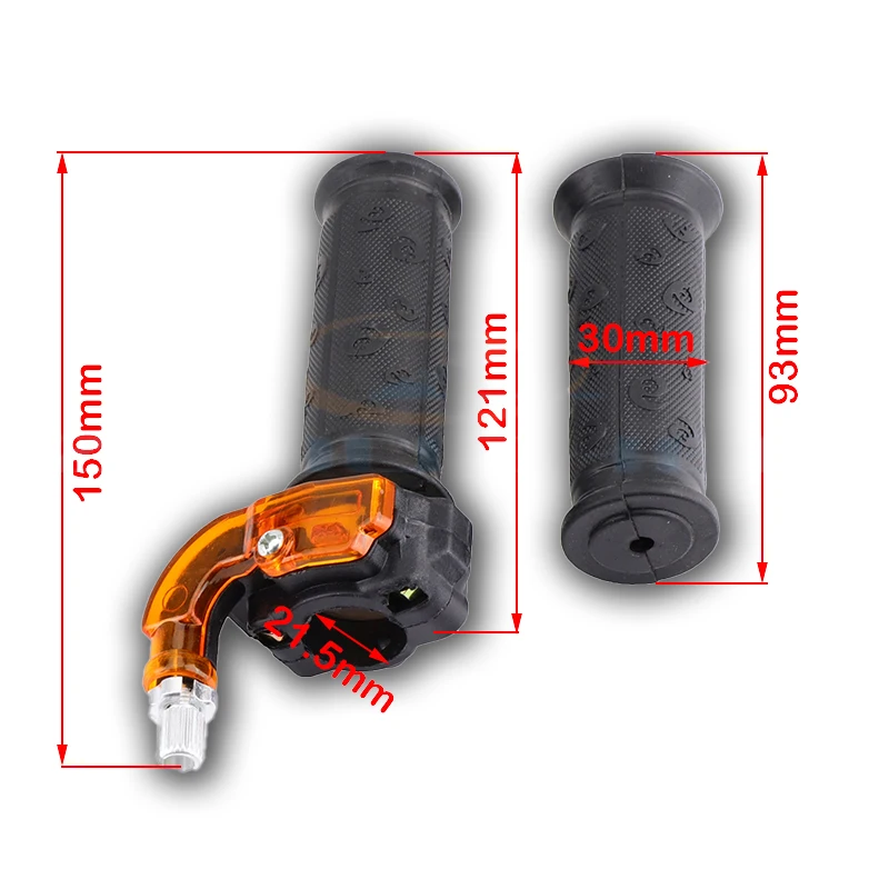 22mm Twist Throttle Grips Brake Levers Set For 2 Stroke 47cc 49cc Mini Moto Dirt Cross Pocket Bike ATV Minimoto Motocross motorcycle brake lever motorcycle accelerator unit
