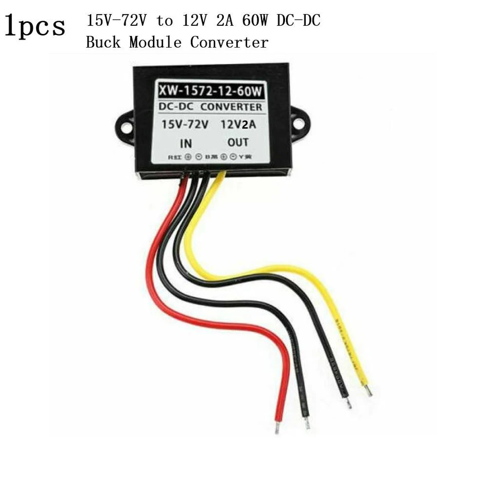 Convertidor USB de 12V, 24V, 36V, 48V, 60V, 72V a 5V, 3a, 15W, CC de 10 Convertidor USB de 12V, 24V, 36V, 48V, 60V, 72V a 5V, 3a, 15W, CC de 10