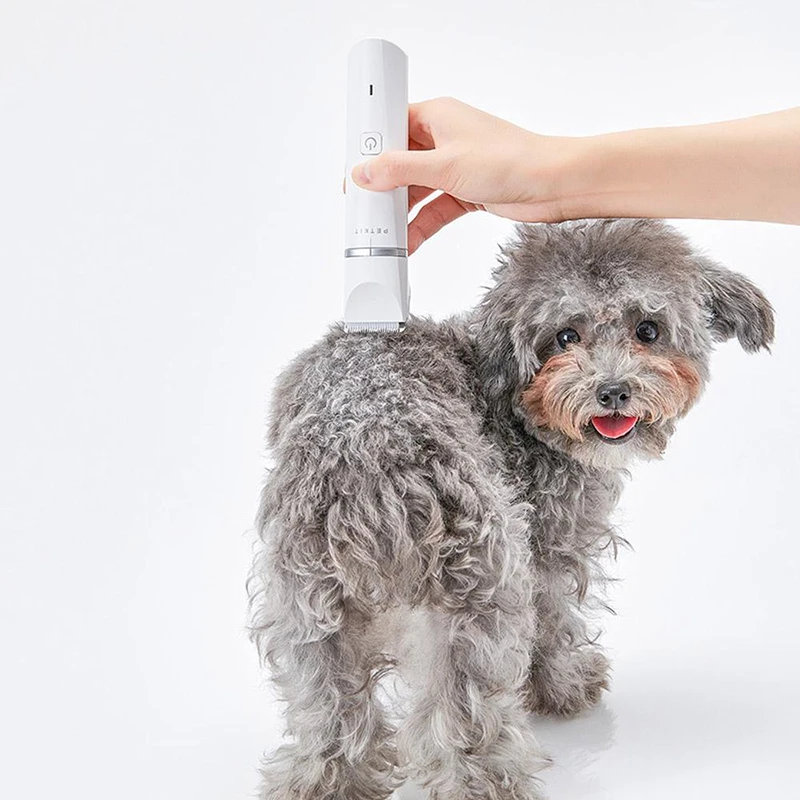PETKIT Electric Pet Hair Trimmer Dual Blade Clipper IPX7 Waterproof Low Noise Builtin Rechargeable 600mAh Battery for Cats Dogs hair trimmer pet clipper dog hair trimmer pet hair trimmer dog clipper
