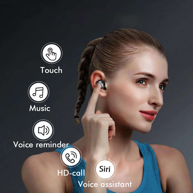 Фото TWS-стереонаушники P3 с поддержкой Bluetooth 2023 и микрофоном №2