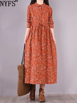 Robe vintage femme ample florale NYFS printemps 2025