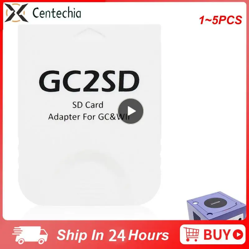 Adattatore Per Scheda 1 ~ 5Pcs Adattatore Per Scheda Sd Per Console Gamecube E Wii Adattatore Per Scheda Di Memoria Sd Sd2Sp2 Per Gamecube Wii