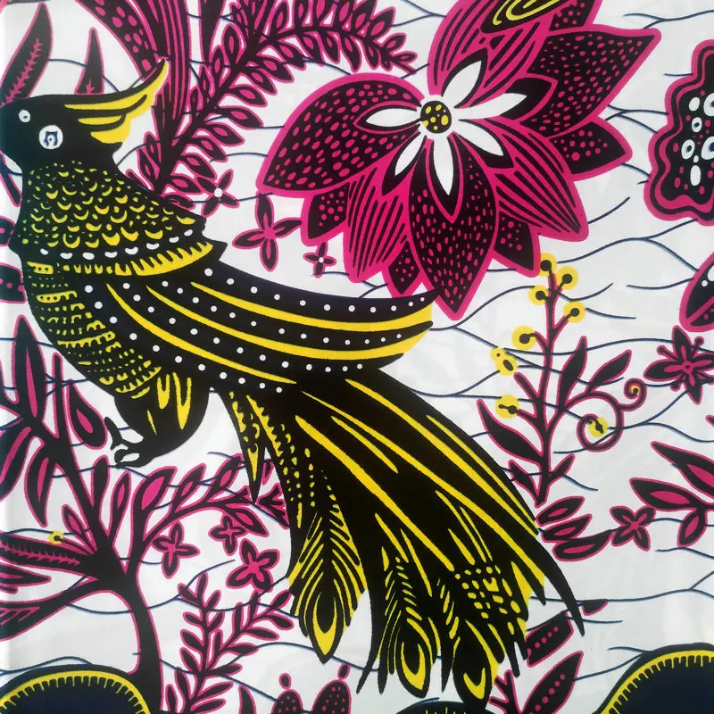 Holland wax fabric cotton textile Item No. J2-4 african wax fabric