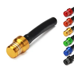 Universal CNC Air Vent Fuel Tank Gas Oil Cap for Motorcycles and Dirt Bikes (Gold)