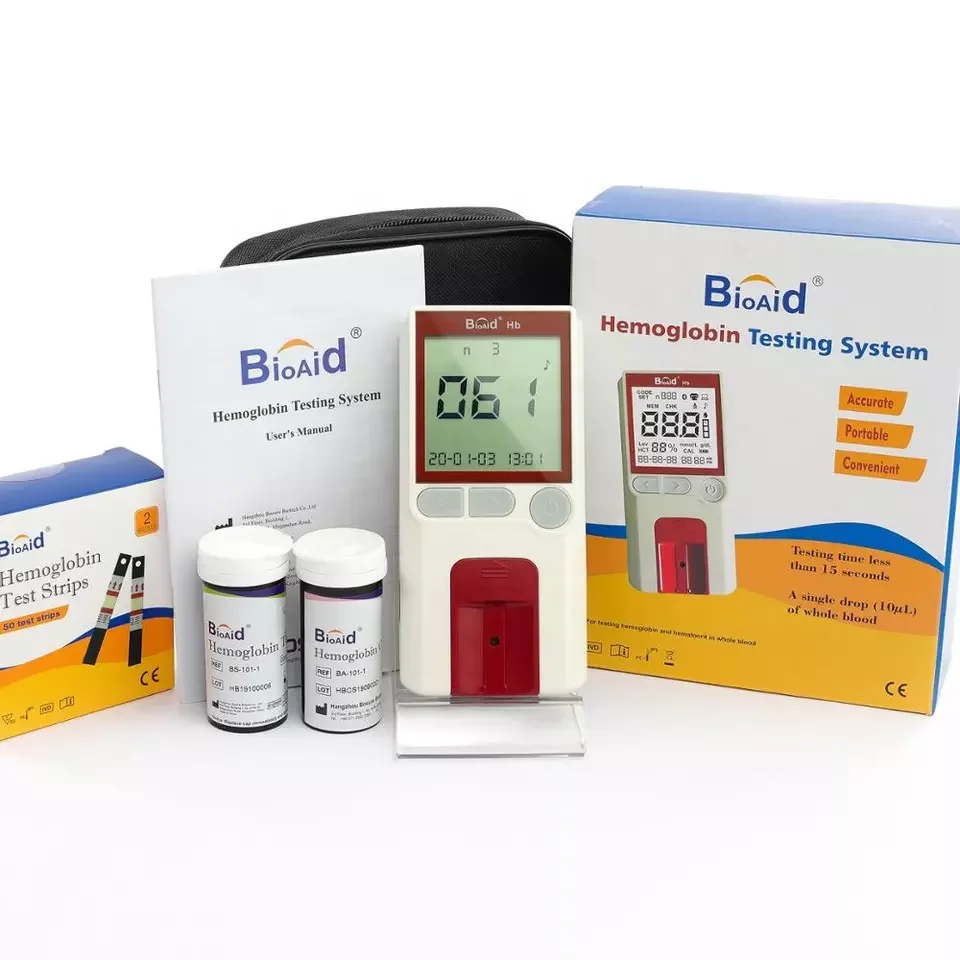 

Bioaid medical Hemoglobin Test System/HB Meter/Hemoglobin strip