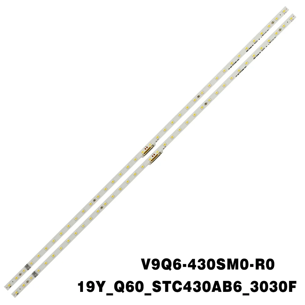 Tira de Retroiluminação Led Original para 19y Q60 Stc430ab6 3030f Azul Bn9648377a Qn43q6draf Gq43q60rgt V9q6-430sm0-r0 - Imagem 5