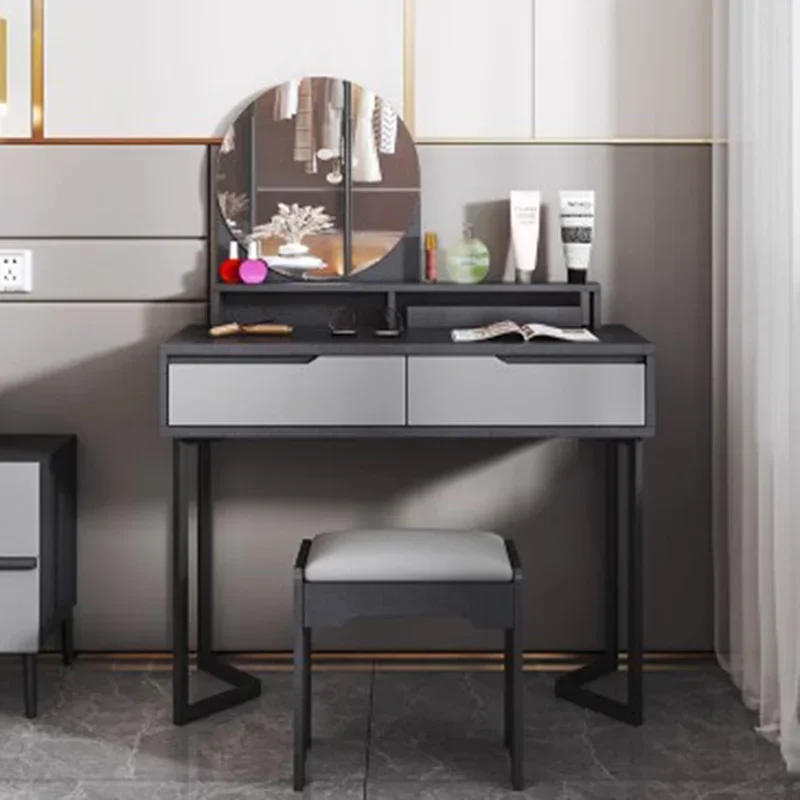 Minimalist Modern Full Bedroom Set Design Dresser Comfy Storage Double Bedroom Set Elegant Black Letto Matrimoniale Furniture