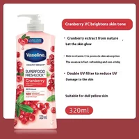 Vaseline Cranberry Essence Body Lotion with Vitamin C Moisturizing Brightening Skin Cream 2