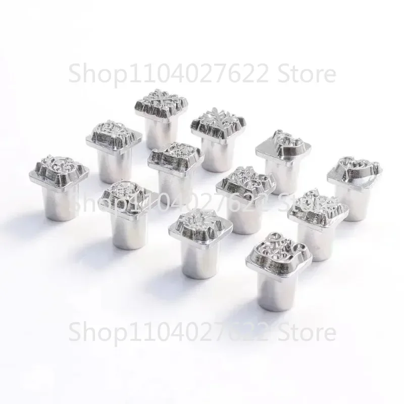 Stamps Embossing Leather Tools Handmade DIY Craft Work Zodiac Grass Constellation Animal Mold Stamps Set Metal Stamping Tool
