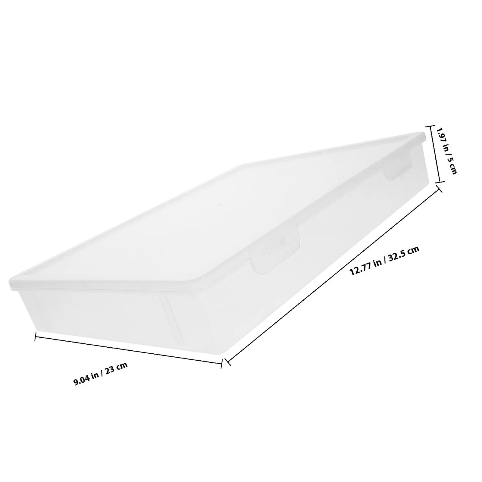 플랫 스타일 문서 보관 상자 PP 플라스틱 정리함 파일 케이스 대용량 사무실 데스크탑 책장 파일 보관 상자