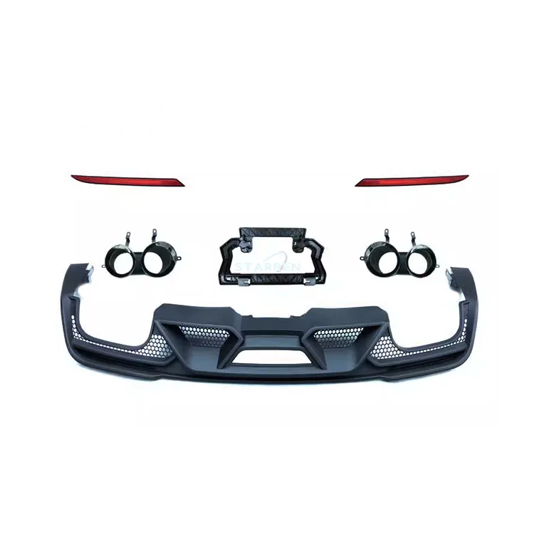 

Rear Lip Rear Bumper Body Kit Car Rear Bumper Gloss Black Diffuser Lip For Ford Mustang Gt500
