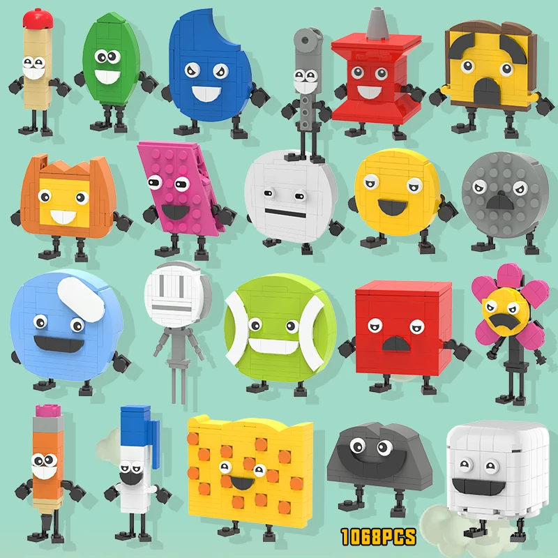 BFDI-Battle-for-Dream-Island-Action-Figure-Building-Blocks-Woody-Coiny ...