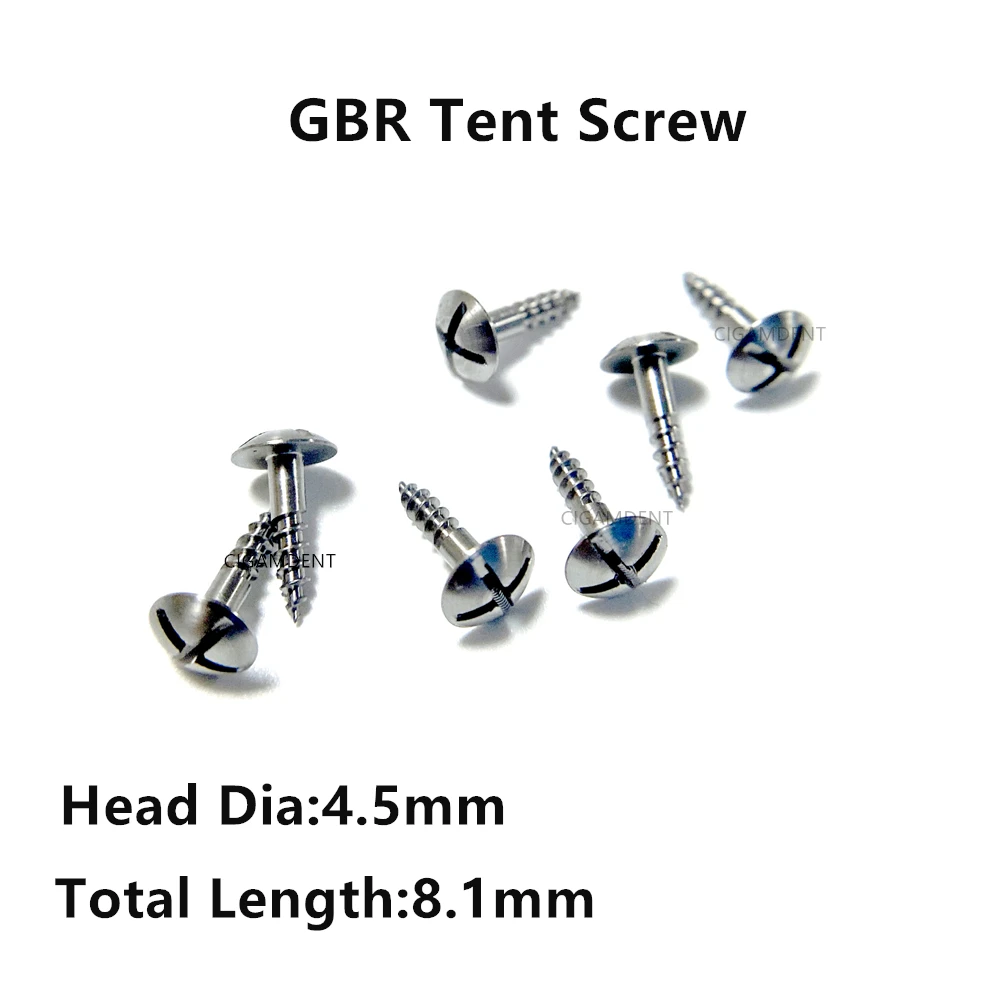 Dental GBR Tenting Screw Mini Titanium Pins Guided Bone Regeneration Screws Membrane Fixation Surgical Implant Instruments |