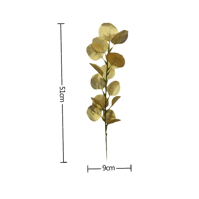 Gold Artificial Monstera Tropical Plam Tree Leaves Photography Background Fake Plant Wedding Birthday Party Home Decoration