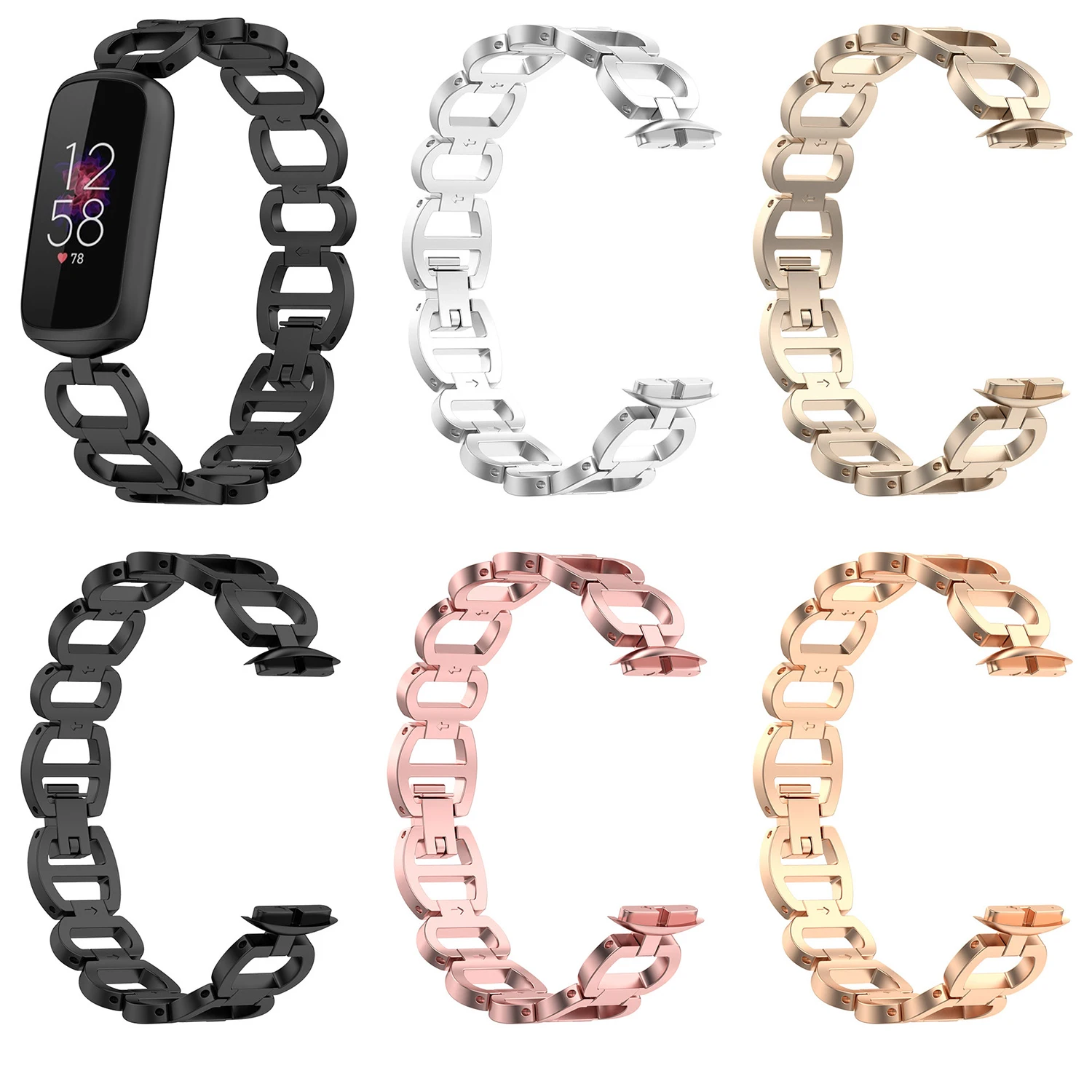 Compatibile con Fitbit Luxe Band compatibile con donne, cinturino