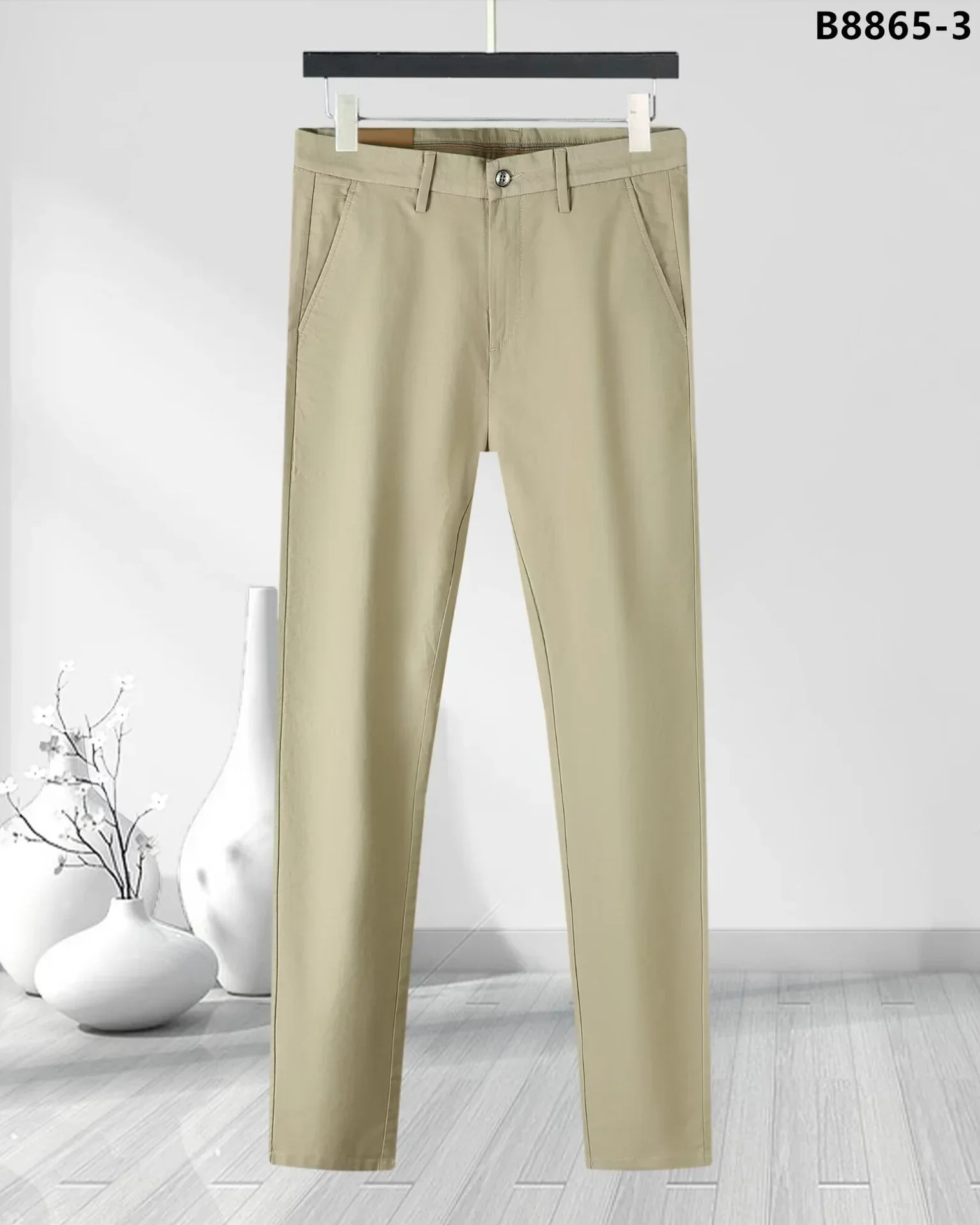 

BILLIONAIRE SIJITONGDA Pants Cotton Thin men 2024 Spring Summer New embroidery Long comfort fashion Straight big size 29-42