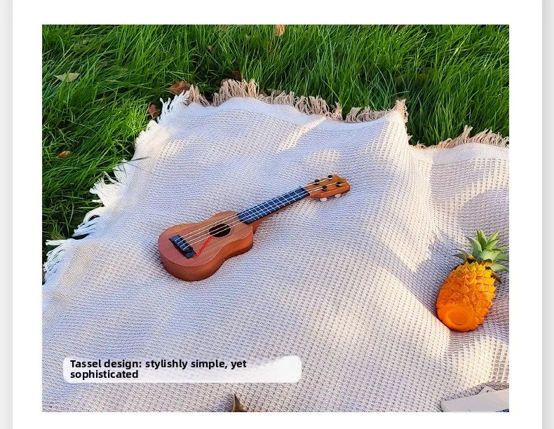 Linen Picnic Mat & Tablecloth – Multipurpose Camping Blanket, Outdoor Picnic Mat, Car Trunk Mat for Travel & Outings