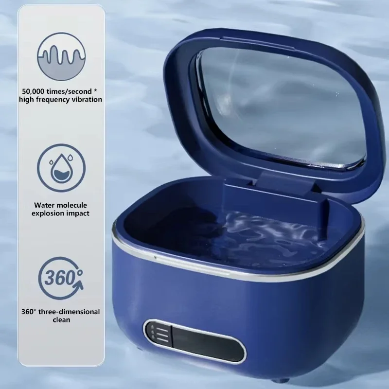Lenovo Ultrasonic Cleaning Machine 3Speed Timed Deep Cleaning USB Charging Jewelry Cleaner Dentures Retainer Mouth Guard Aligner 2
