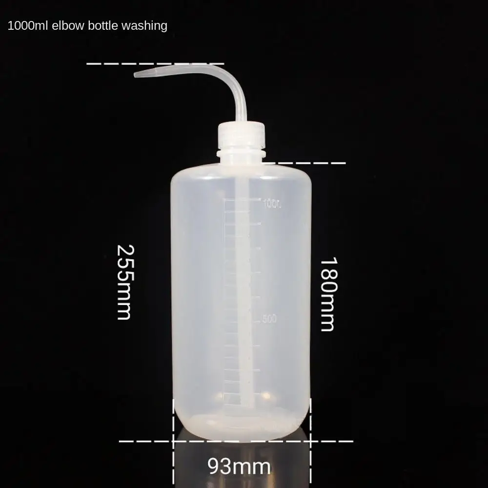 150/250/500/1000mlPlastic Wash Flask Long Tube Squeeze Bottle Succulent Watering Pot Narrow Mouth Squeez Bottle Liquid Container